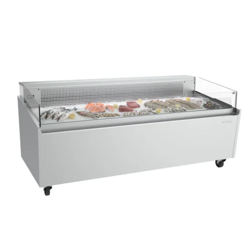 Infrico VML 18 B display case with fish on display